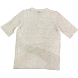 UN - Viscose Elbow Sleeve T-Shirt | Gris Chine