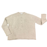 UN - Wool Cashmere Sweater w/ Buttons | Beige