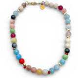 Colorful Semi-Precious Necklace | 16" or 18"
