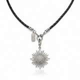Small Silver Pave Diamond Starburst Enhancer