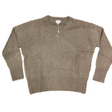 UN - Fox Wool V-Neck Pullover | Taupe