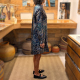MM - Olivella Bis Dress | Indaco/Sabbia
