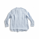 LB - Long Sleeve Henley Tunic | Light Blue