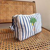 NM - Cosmetic Pouch | Blue Palm