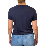 UN - Viscose Short Sleeve T-Shirt | Marine