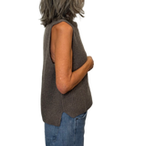 UN - Wool Cashmere Vest | Taupe