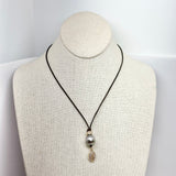 Tahitian Pearl Mid-Length Necklace w/ Gold and Diamonds