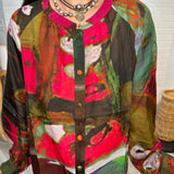 YV - Silk Blouse | Red