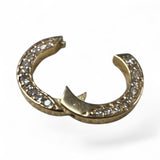 Gold Pave Diamond Enhancer Ring