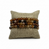 Semi-Precious Stone Bracelet Stack | Orange