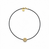 Gold & Diamond Rondel Choker | 15”