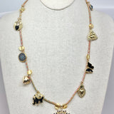 Evil Eye Charm Necklace | E | 24"
