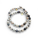Multi-Colored Freshwater Pearl Choker | 2 Color Options | 16"