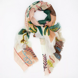 SP - Alize Embroidered Scarf | Rose