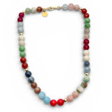 Colorful Semi-Precious Necklace | 16" or 18"
