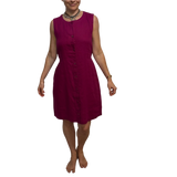 EF - Round Neck Dress | Sangria