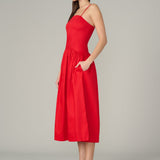 JJ - The Mara Maxi Dress | Red