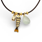 Fish Charm Necklace | 17"