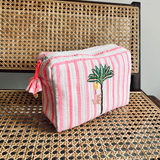 NM - Cosmetic Pouch | Pink Palm