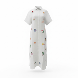 BC - Bahamas Long Shirt | White Multi