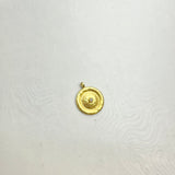 Gold & Diamond Disc Pendant
