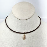 Diamond Shell Choker | 16"