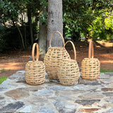 TC - Oval Rattan Lantern