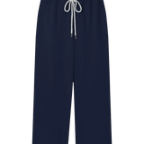 TG - Wide Leg Cropped Sweatpant | Navy