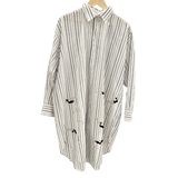 BC - Swim Girl Long Shirt | White Navy