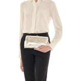 IB - Manuela Clutch | Platinum