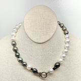 Tahitian and South Sea Pearl Necklace | 17"