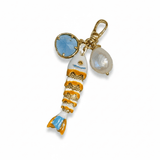 Fish Charm Cluster | Freshwater Pearl and Cubic Zirconia
