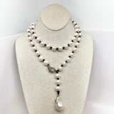 Diamond Clasp Princess Necklace | 36"