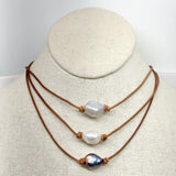 Single Pearl Choker | 16", 17" or 18"