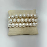 Triple Strand Freshwater Pearl Bracelet