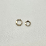 Gold & Pave Diamond Enhancer Ring