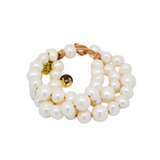 Triple Strand Freshwater Pearl Bracelet