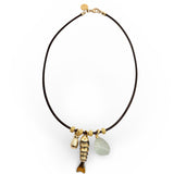 Fish Charm Necklace | 17"