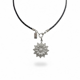 Diamond Flower Pendant