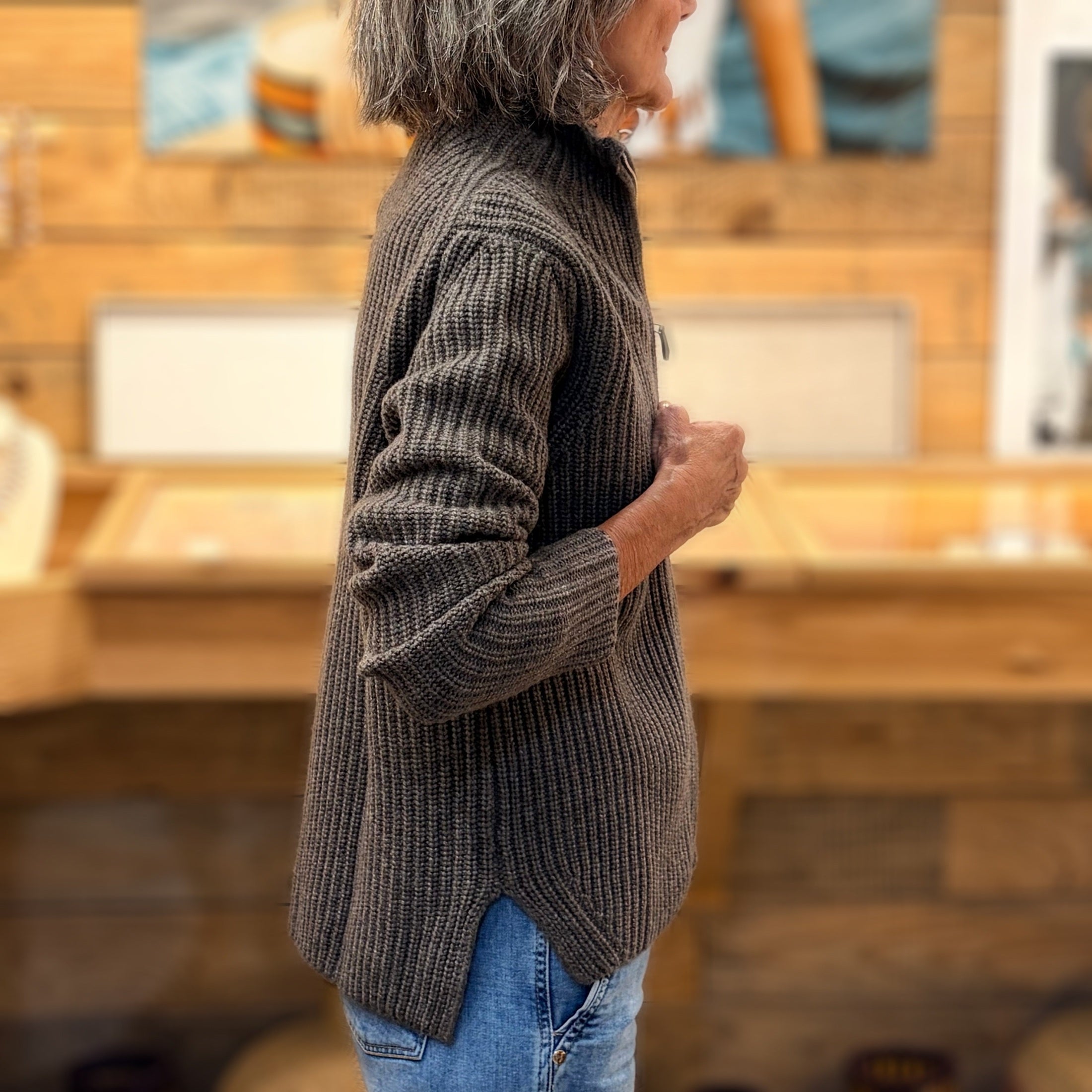 UN - Cardigan | Taupe
