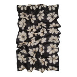 DN - Daisy Silk Scarf | Black Beige