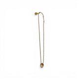 Baguette Diamond w/ 14K Gold Pendant Necklace