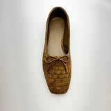 FS - Jada Shoe | Toffee Woven Suede