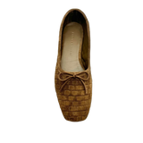 FS - Jada Shoe | Toffee Woven Suede