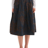 RO - Embroidered Pleated Skirt