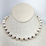 Small Freshwater Round Pearl Choker | 16"