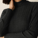 EF - Turtle Neck Sweater | Charcoal