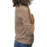UN - Cashmere Silk Cardigan | Taupe