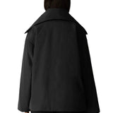 EF - High Collar Coat | Black