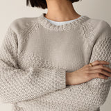 EF - Cord Crew Neck Top | Plaster